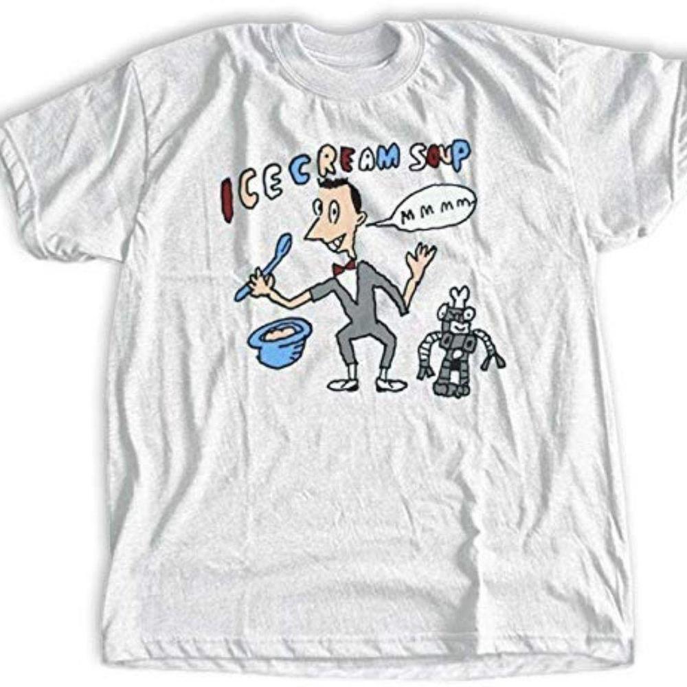 New Pee-Wee Herman And Conky Ice Cream Soup T-Shirt